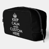 Gardez le calme et portez un sac de toilette amusa (Coin droit)