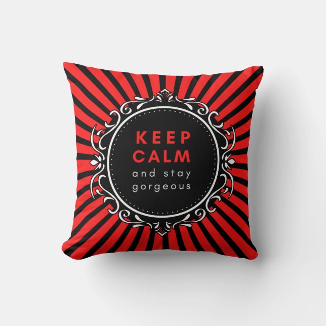Gardez Le Calme Et Restez Coussin (Recto)