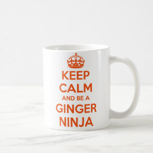 Gardez le calme et soyez une tasse de Ninja de