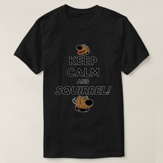 Gardez le calme et SQUIRREL Essential T-Shirt (Design devant)