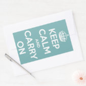 Gardez le calme et traînez sur les Stickers Sky Bl (Enveloppe)