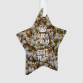 GARDEZ LE CALME ET votre texte sur le maïs éclaté (devant)