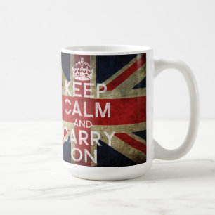 Gardez le calme pour continuer la tasse