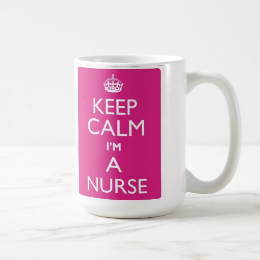 Gardez le calme que je suis une tasse d'infirmière (Droite)