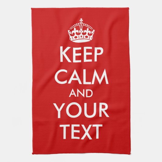 Gardez le linge de cuisine calme | Modèle personna (Vertical)