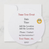 Gardez le secret ! Invitation Surprise Party (Dos)