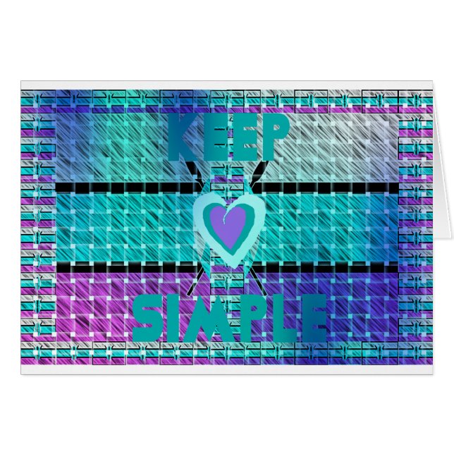 Gardez-le simple (Devant horizontal)