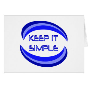 Gardez-le simple