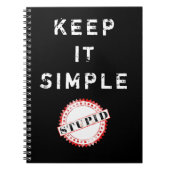 Gardez-le simple - Carnet (Devant)