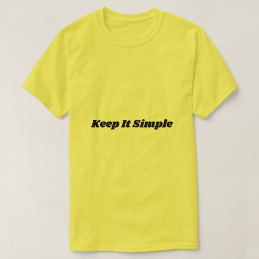 Gardez-Le Simple T-shirt (Design devant)
