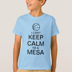 Gardez le T-shirt de boule de panier du calme