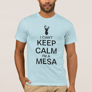 Gardez le T-shirt de cerfs communs du calme