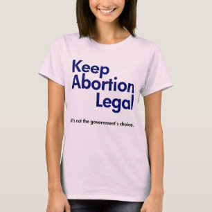Gardez le T-shirt juridique d'avortement