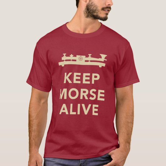 Gardez le T-shirt vivant de Morse (Devant)