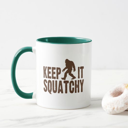 Gardez-le tasse de café de Squatchy (Avec donut)