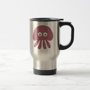 Gardez-le tasse simple de voyage de méduses