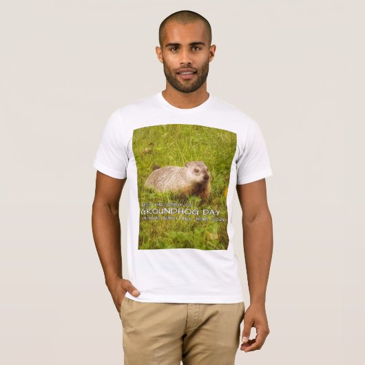 Gardez l'esprit du T-shirt de jour de Groundhog (Devant entier)
