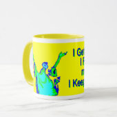 Gardez sur la tasse de danse, jaune (Devant gauche)