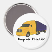 Gardez sur Truckin, camion sur magnets (Recto/Verso)