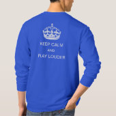 Gardez un T-shirt plus bruyant de calme et de jeu (Dos)