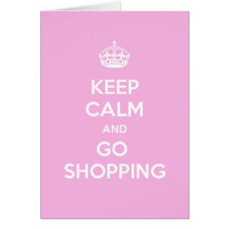 Gardez votre calme et allez faire du shopping