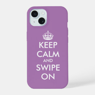 Gardez votre calme et faites glisser sur coque iPh