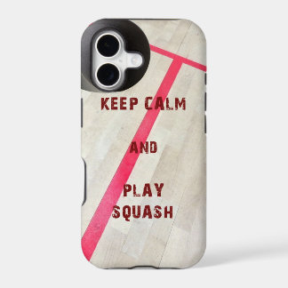 Gardez votre calme et jouez au squash