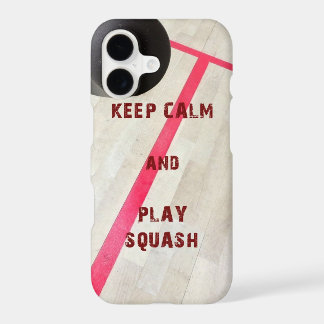 Gardez votre calme et jouez au squash