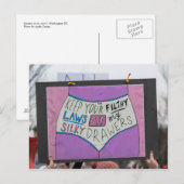 Gardez votre carte postale de lois douteuses (Devant / Derrière)