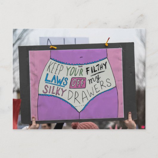 Gardez votre carte postale de lois douteuses (Devant)