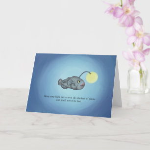 Gardez votre lumière sur la carte Anglerfish...