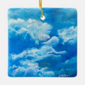 "Gardien céleste" Ornement commémoratif personnali (Devant)