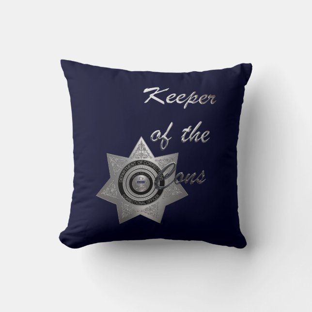 Gardien de Cons C.O Officier Coussin Silver (Recto)