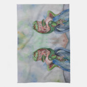 Gardien de graines de grenouille Dessin Serviette (Vertical)
