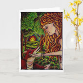 gardien de la carte de renard (Fleur jaune)