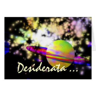 Gardien de la Galaxie DESIDERATA