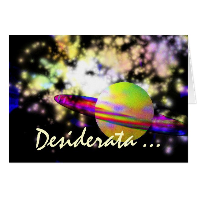 Gardien de la Galaxie DESIDERATA (Devant horizontal)