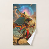 Gardien de la Porte Céleste – Anubis (Serviette à main)