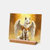 Gardien de l'Aube – Le Loup aux Ailes Blanches. (Angle)