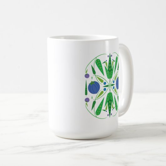 Gardien Des Blueberries 15oz. Mug (Devant droit)