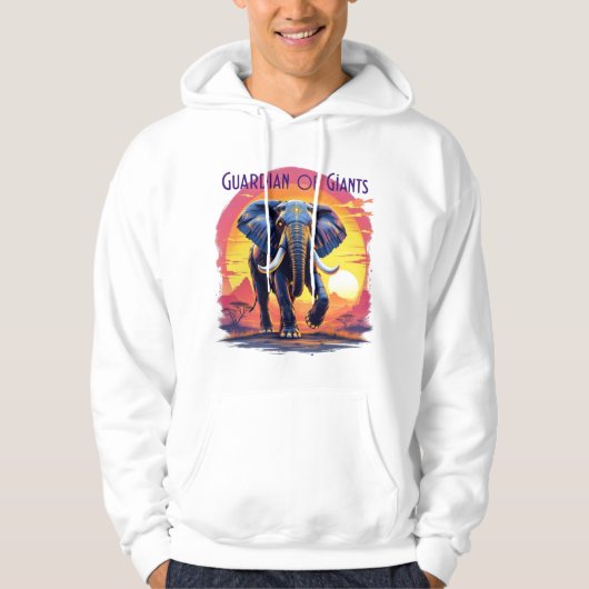 Gardien des géants - Sweat - shirt à capuche d'élé (Devant)