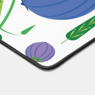 Gardien Du Mat De Bureau Des Blueberries