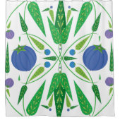 Gardien Du Rideau De Douche Blueberries (Devant)