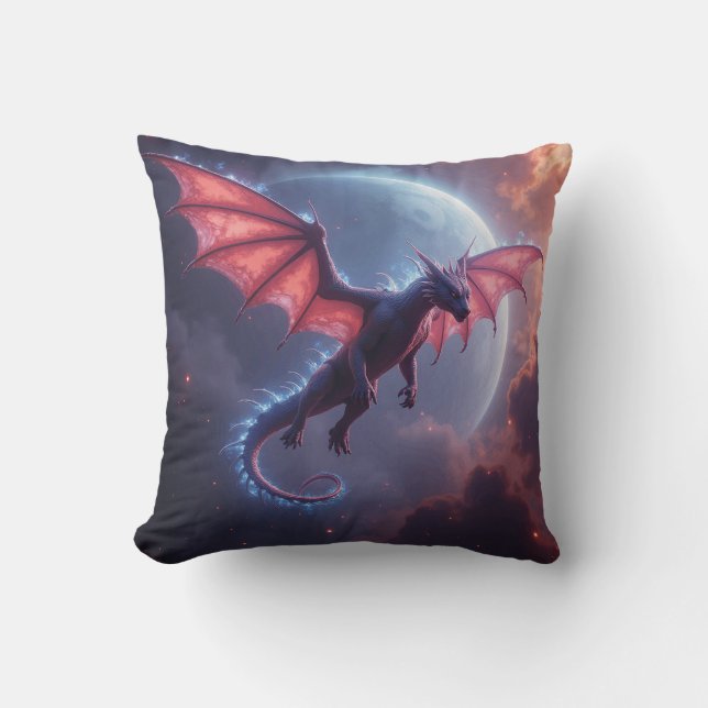 Gardien Majestueux : Oreiller Dragon Nébuleuse (Recto)