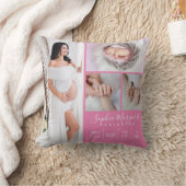 Gardien photo pour bébé fille Coussin rose (Couverture)