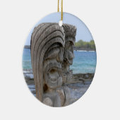 Gardiens de Tiki dans Kona, Hawaï - ornement (Droite)