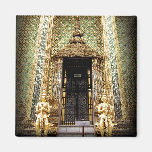 Gardiens du Palais d'Or Thail Photo Magnet (Devant)