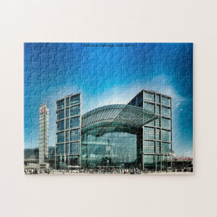 Gare centrale de Berlin Allemagne. Puzzle