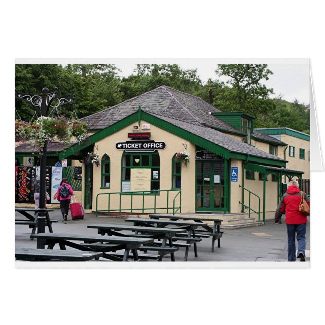Gare de Snowdon Mountain, Pays de Galles, Royaume- (Devant horizontal)