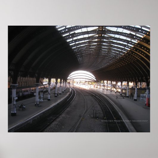 Gare de York, Angleterre - Poster (Devant)